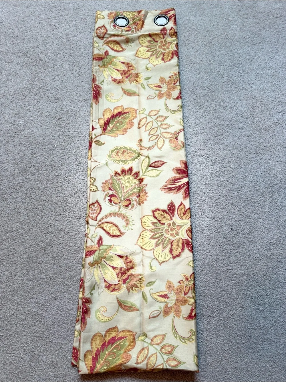 Pier 1 Floral/Paisley Grommet Curtain Panels (4 available - $25 each)